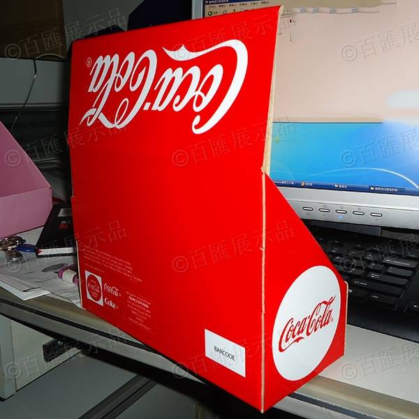 可口可樂包裝PDQ紙展示盒－背面