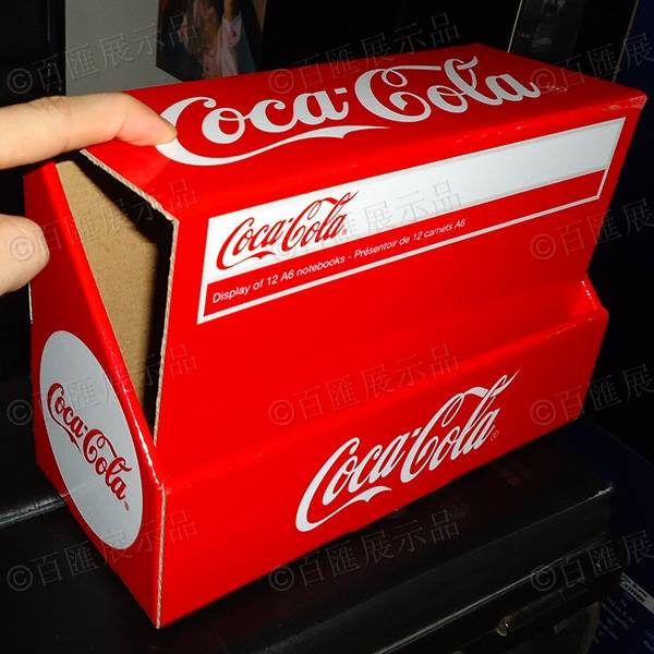 可口可樂包裝PDQ紙展示盒－折疊成品