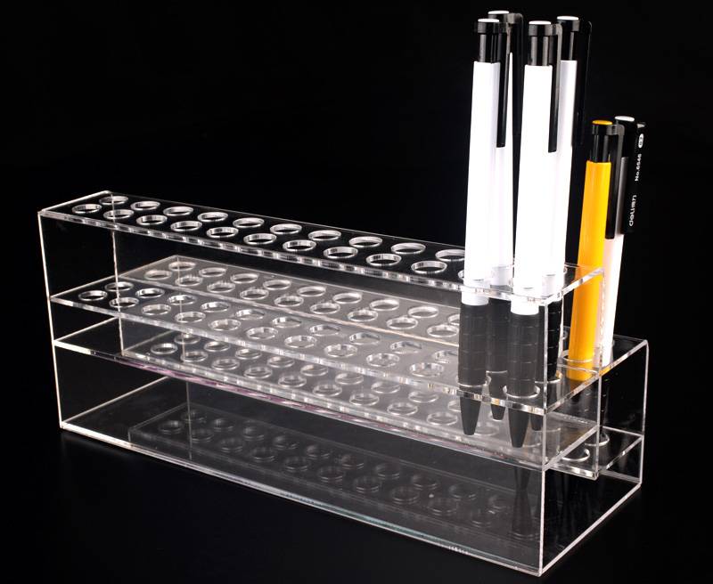 48-Pen-2-Tier-Clear-Acrylic-Display-Stand-Marketing-Holders-XH0131-3