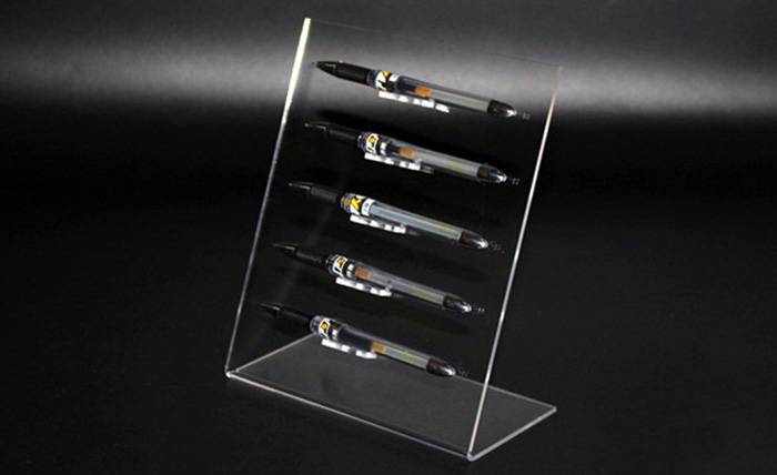 L-Shaped-5-Slots-Premium-Clear-Acrylic-Pen-For-Home-Office-Or-Store-Usage-XH64-3